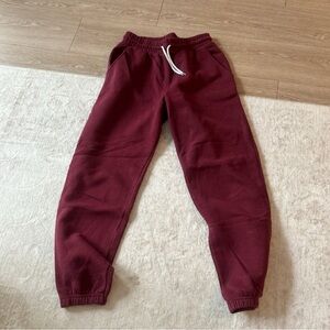 Burgundy Jogger Pants